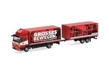 Herpa 319744 - H0 - Mercedes-Benz Atego 13 Koffer-Hängerzug Colonia